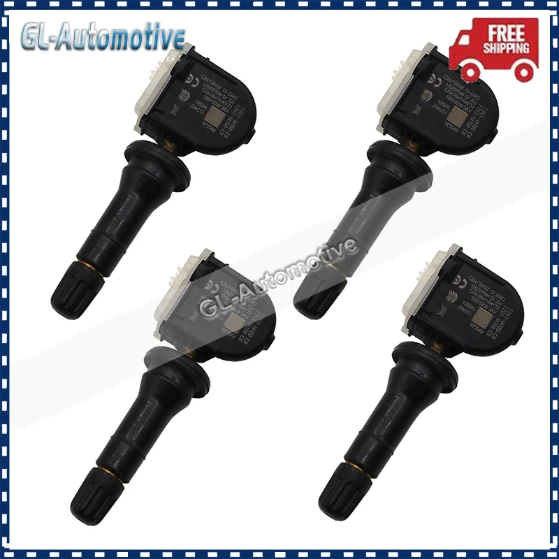 

Set of (4) TPMS F2GT-1A180-CB Tire Pressure Sensor for Ford Edge Escape Fiesta Galaxy S-Max F-15 F2GT 1A180 CB 433mhz
