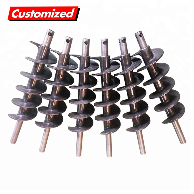 

High Quality OEM Custom Stainless Steel Pellet Stove Auger Screw Manufacturer