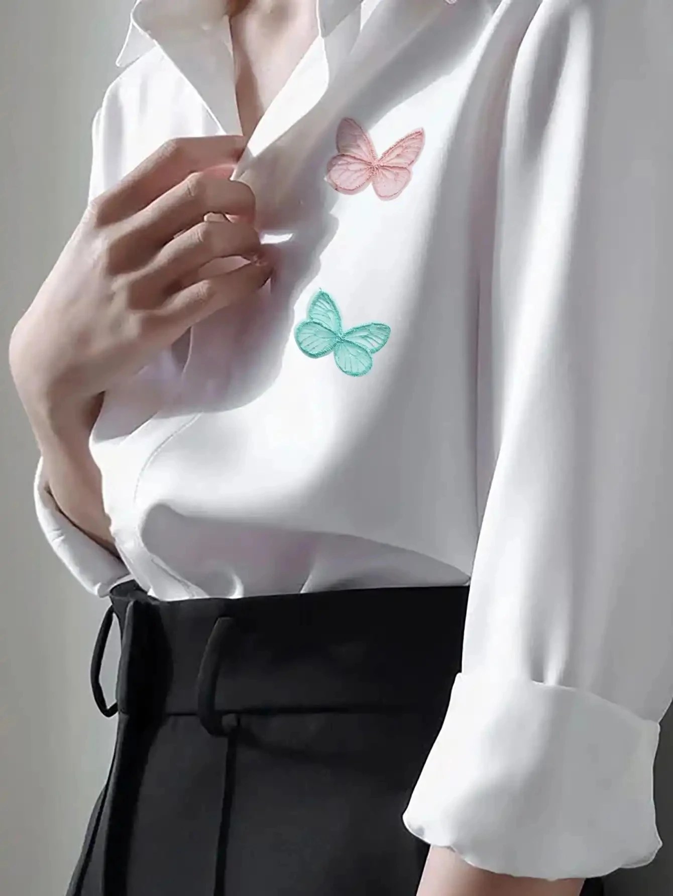 Embroidered Butterfly Patches Cloth Wedding Birthday Clothing