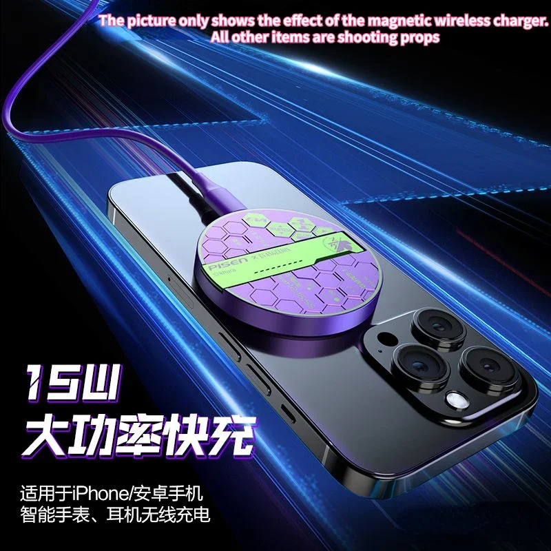 Cartoon Anime Peripheral EVA-01EVANGELION15W Magnetic Wireless