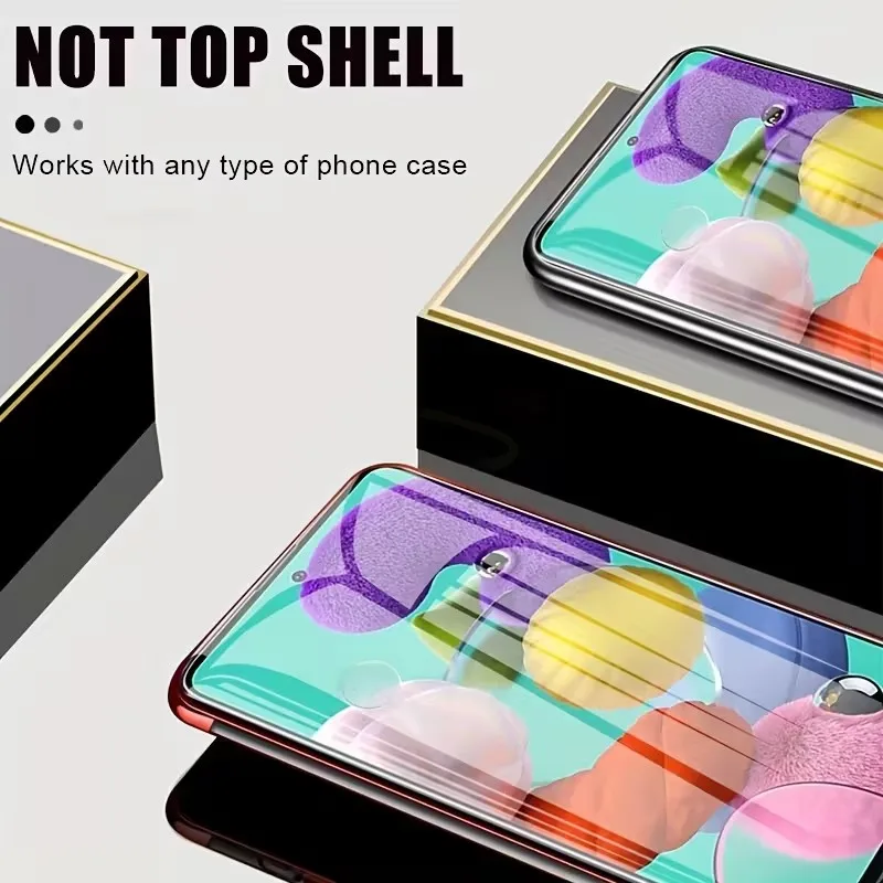 Hydrogel Film Screen Protectors - Pack of 3-5, Durable and Transparent Shield