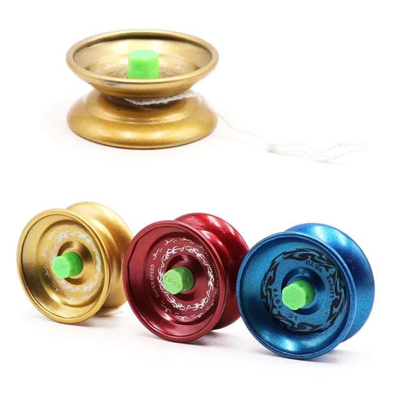 1pc Classic Yo Yo Trick Ball Colorful Metal Yo-yos Toy For Adults Responsive Game Interactive String Yo Yo - Toy - AliExpress