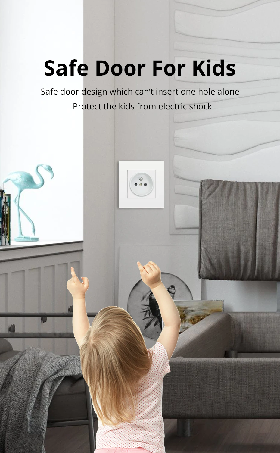 gang 2 way com led interruptor de