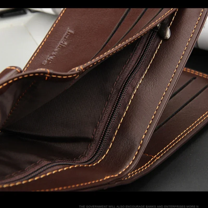 2025 New Small Luxury Brand Men's Wallet Handbag Men's Briefcase Fashion Wallet Card Holder