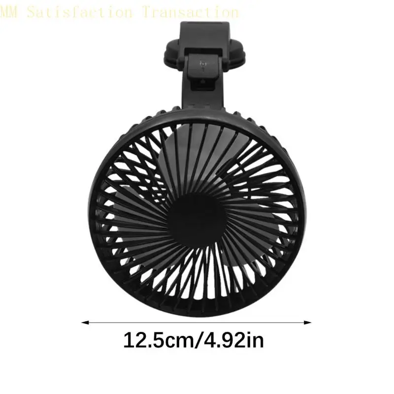 AXYB 자동차 및 트럭용 흡입 컵이 있는 범용 대시보드 마운트 USB 팬