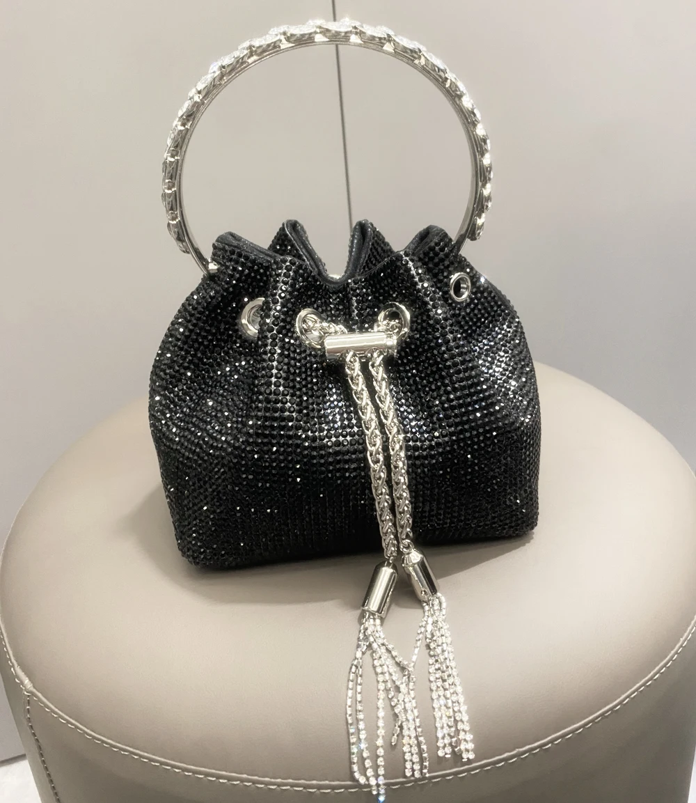 S9e7dd500bbf048a98315a82078ec0289O Purses and handbags bags for women luxury Designer bucket clutch purse evening banquet bag Crystal rhinestone shoulder bag Mallzona