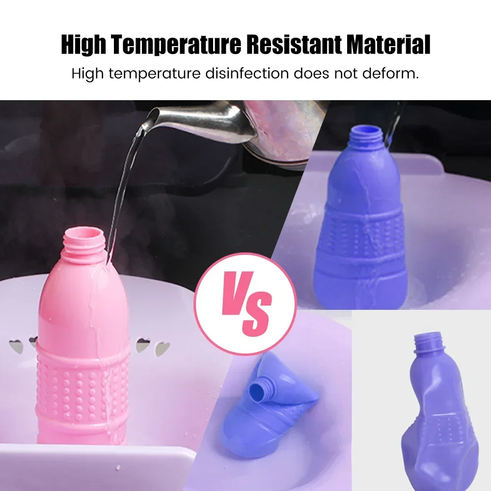 500ml Women Sprayer Personal Cleaner Hand Held Seat 500ml Toilet Bidet Tackle Hygiene Washing Travel EVA Portable Washing Bottle 5