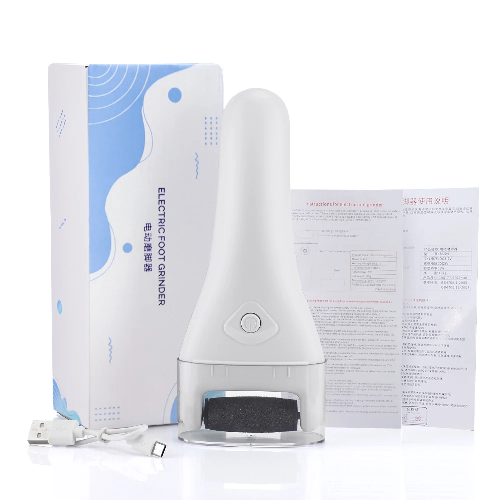 Electric Foot File Callus Remover Machine Pedicure Device Foot Clean Feet For Heel Hard Cracked Dead Skin Foot Grinder Care Tool 6