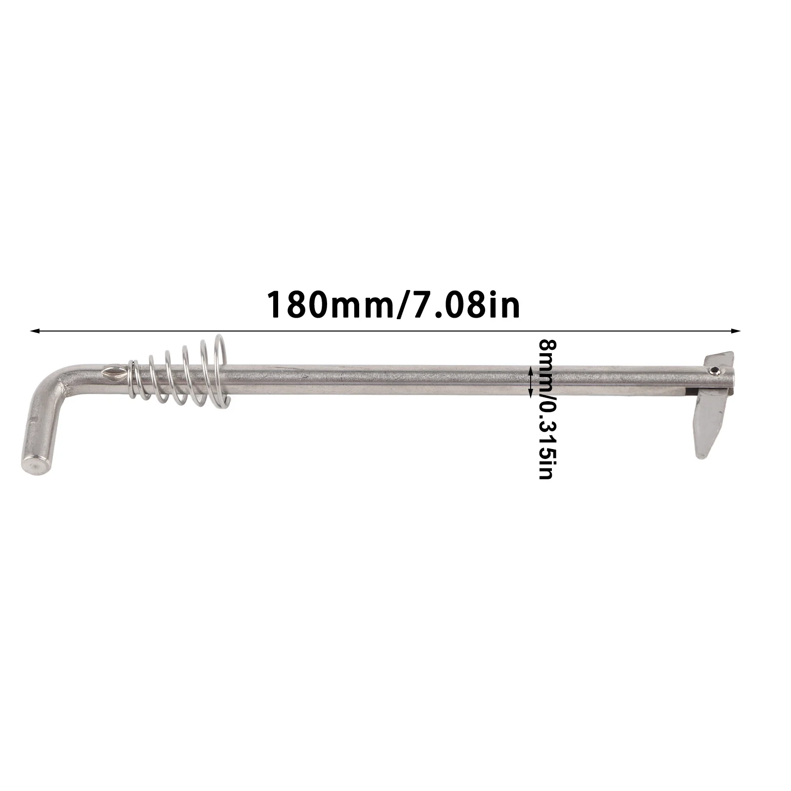 용수철 있는 스테인리스 스틸 틸트 스러스트 로드, 토하츠, 닛산 9.8-18HP 선외 모터, 중국 9.8HP 엔진, 350-62121-1