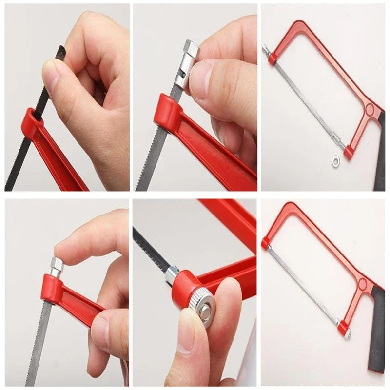 Mini Hand Hacksaw Frame For Cutting Chromed