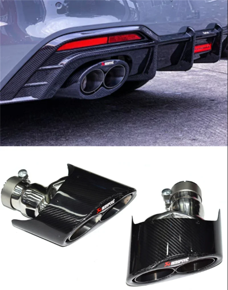 

For Audi A3 S3 A4 S4 A5 RS5 S5 A6 S6 A7 S7 RS7 R8 TT TTRS High Quality Real Carbon Fiber Tail-Throat Exhaust Ripe Modified RS