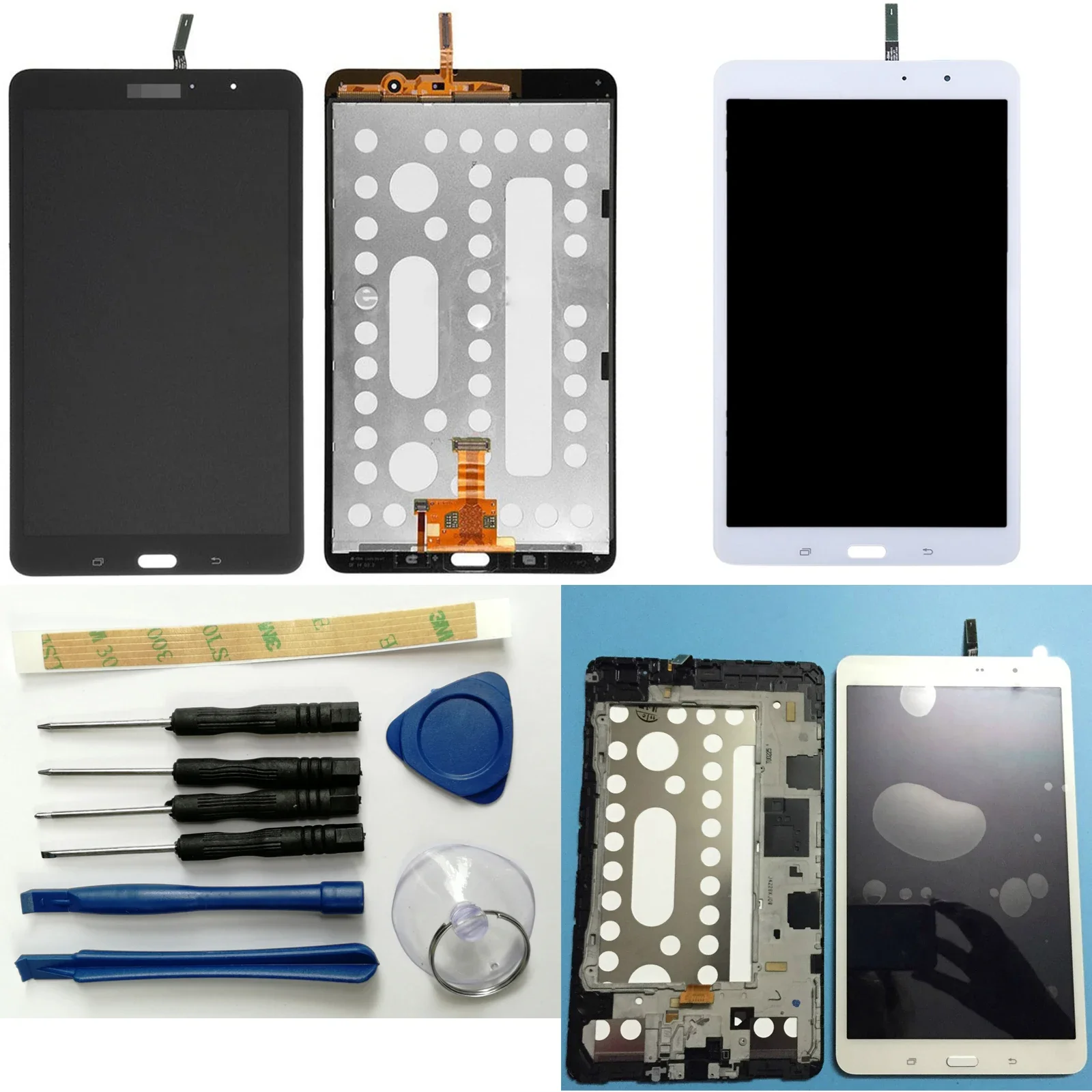 Shyueda Per Samsung Galaxy Tab Pro 8.4 Sm-T320 Oem 1600X2560 Nuovo Display Lcd Super Trasparente Touch Screen Digitizer + Frame Tools