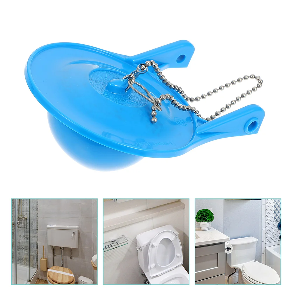 

2 Pcs Toilet Seat Parts Flapper Replacement Kit The Chain Water Tank Pvc Repair