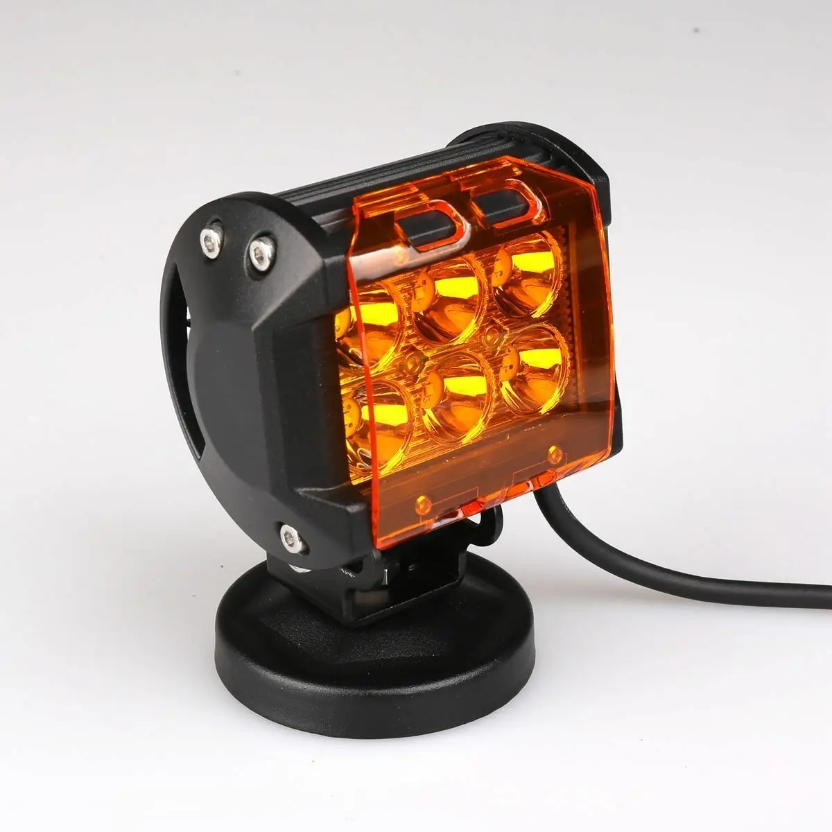 

Amber Black Red Blue Green Clear 2.6" Dustproof Lens Cover Protective Cover Protection for 4" inch Led Work Light Spot Flood Pod