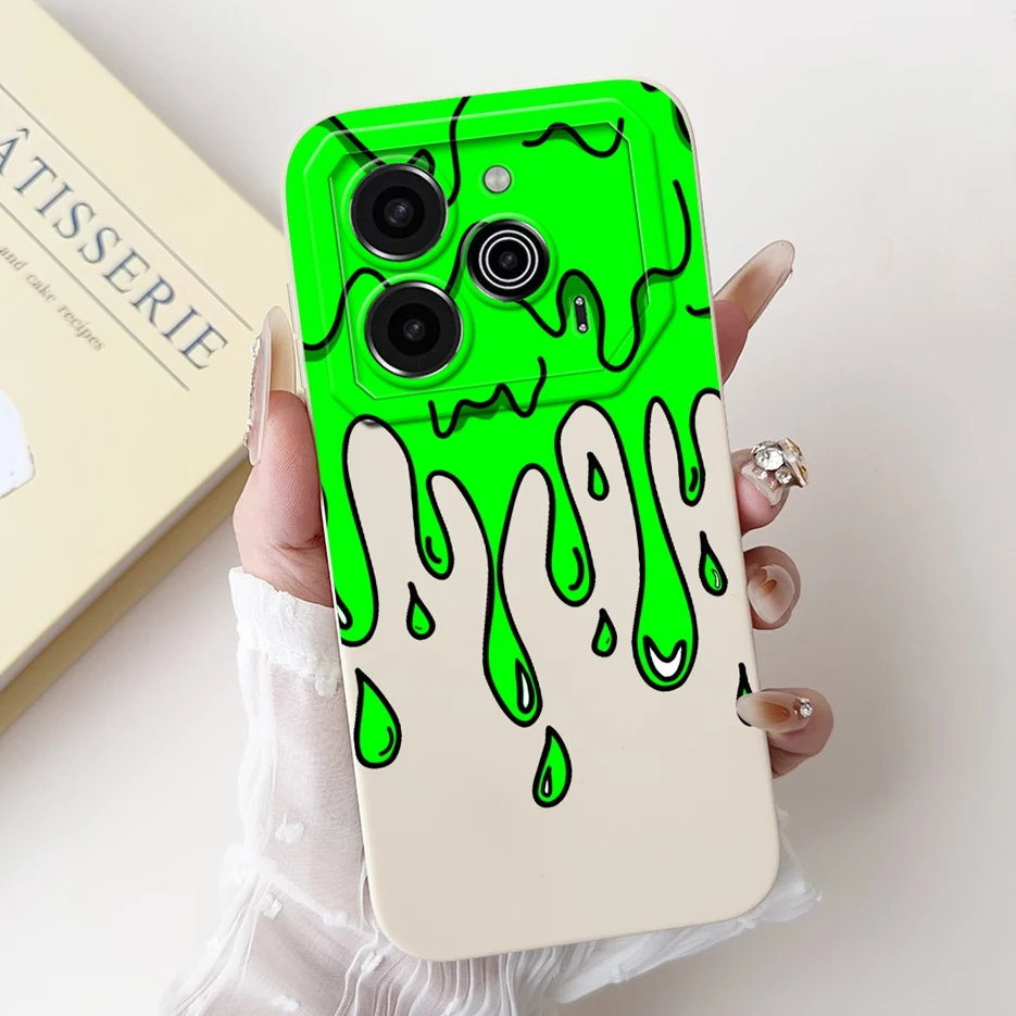 Cute Fashion Painted Soft TPU Phone Case - 6.78'' Cover with Bumper Protection