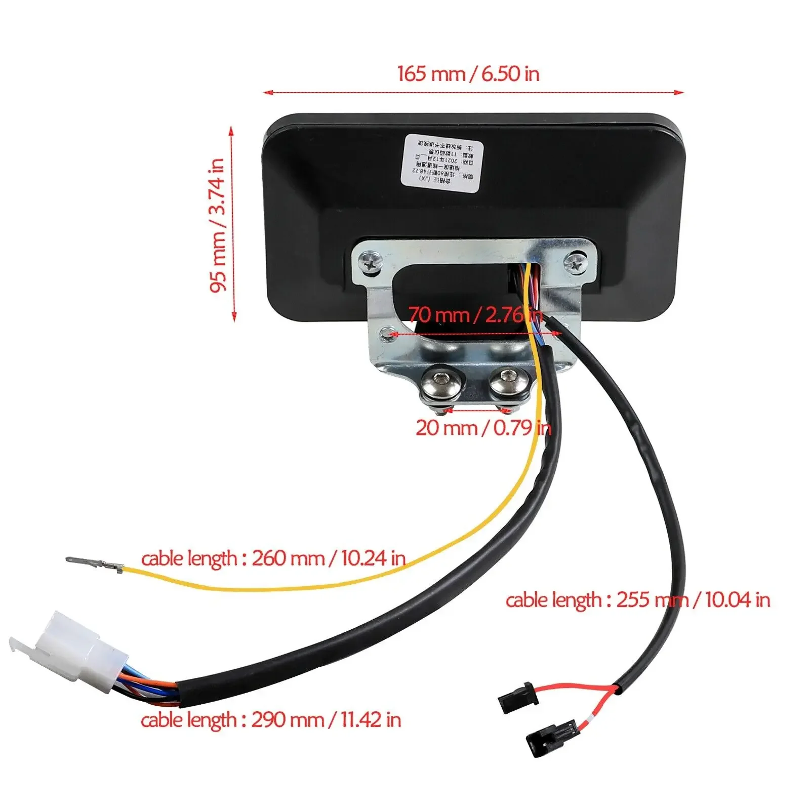 Tdpro 36V/48V/60V/72V 60a 350W-3000W Borstelloze Gelijkstroomregelaar E-Fiets Scooter