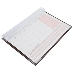 Monthly Planner Notepad - Blank Calendar Sheets for Daily Scheduling and Note - taking (Coffee)