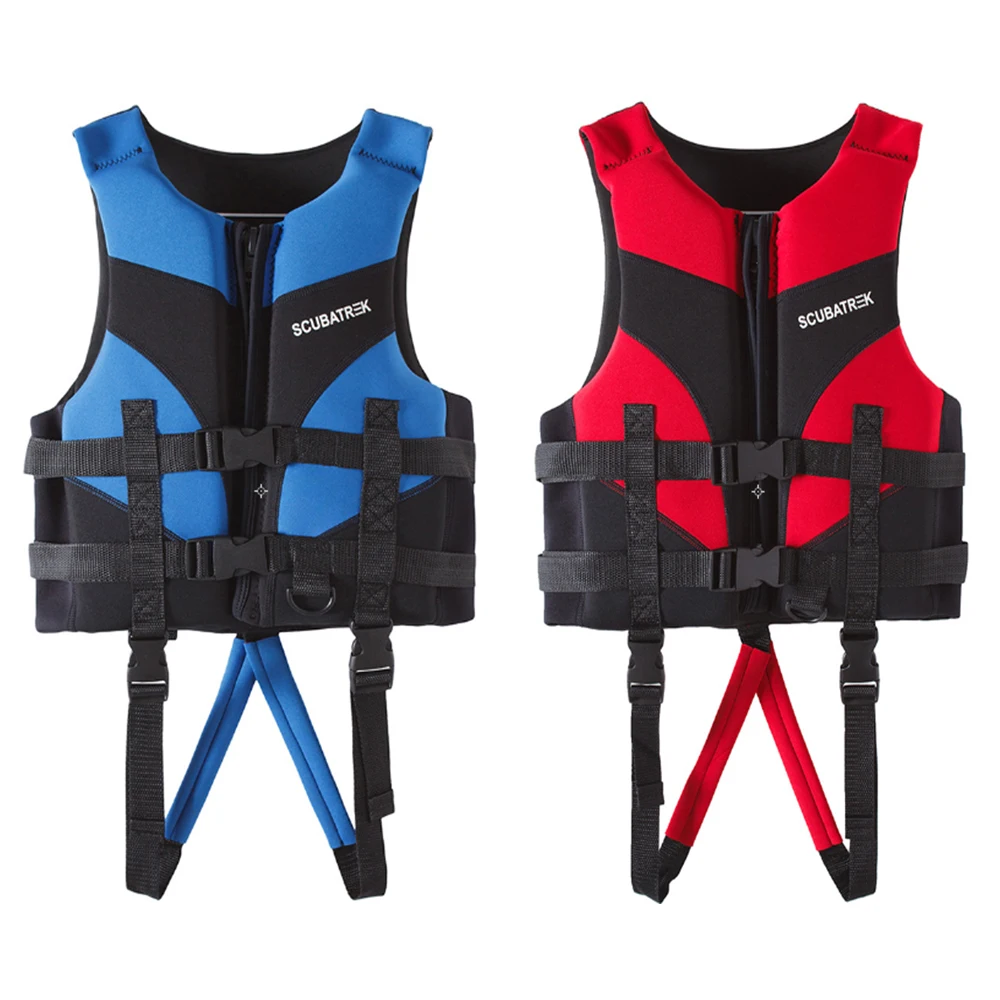 

2023 New Children's Baby Lifejacket Neoprene Swimming Beginner Safety Floating Vest Boys and Girls Surfing Swimming Lifejacket