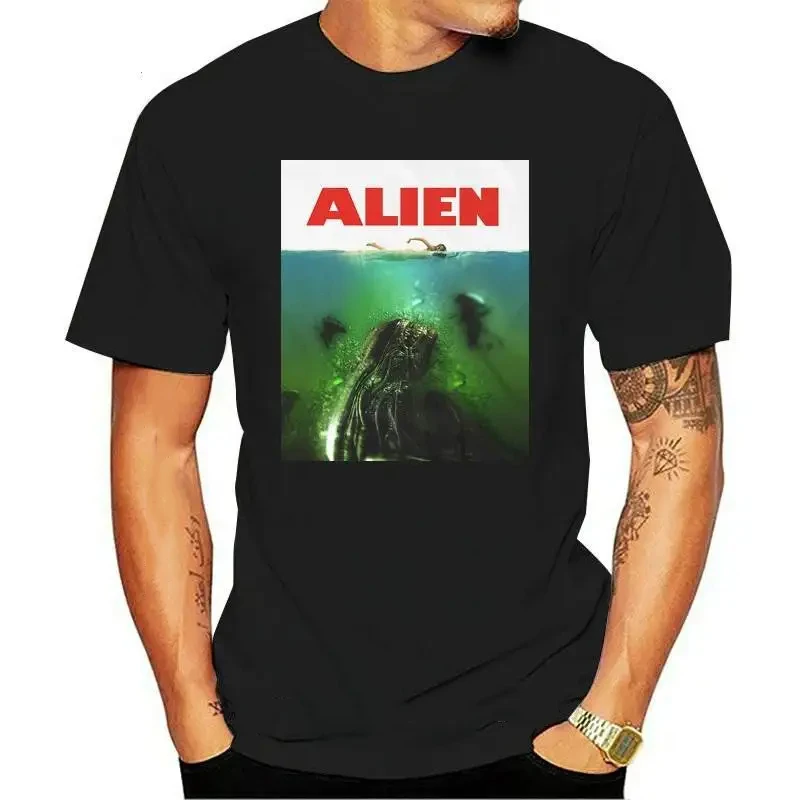 T-shirt Officiel Alien: Covenant - Xénomorphe - Noir Unisexe - Coton - Neuf Avec étiquettes