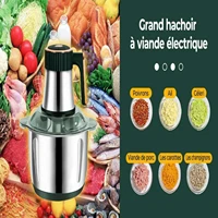 Stainless Steel Meat Grinder Food Crusher Vegetable Slicer Chopper 2