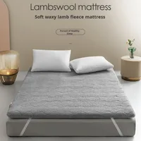 Household Thick and warm lamb wool mattress Foldable tatami mattress 3