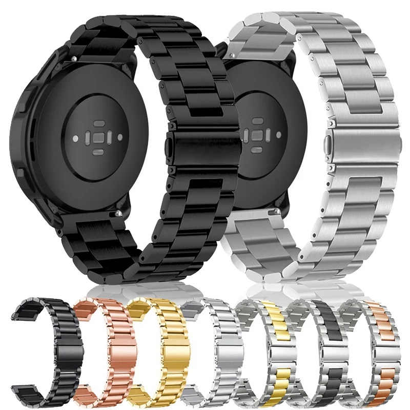 Premium Stainless Steel Metal Replacement Watch Strap Bracelet - Universal Fit