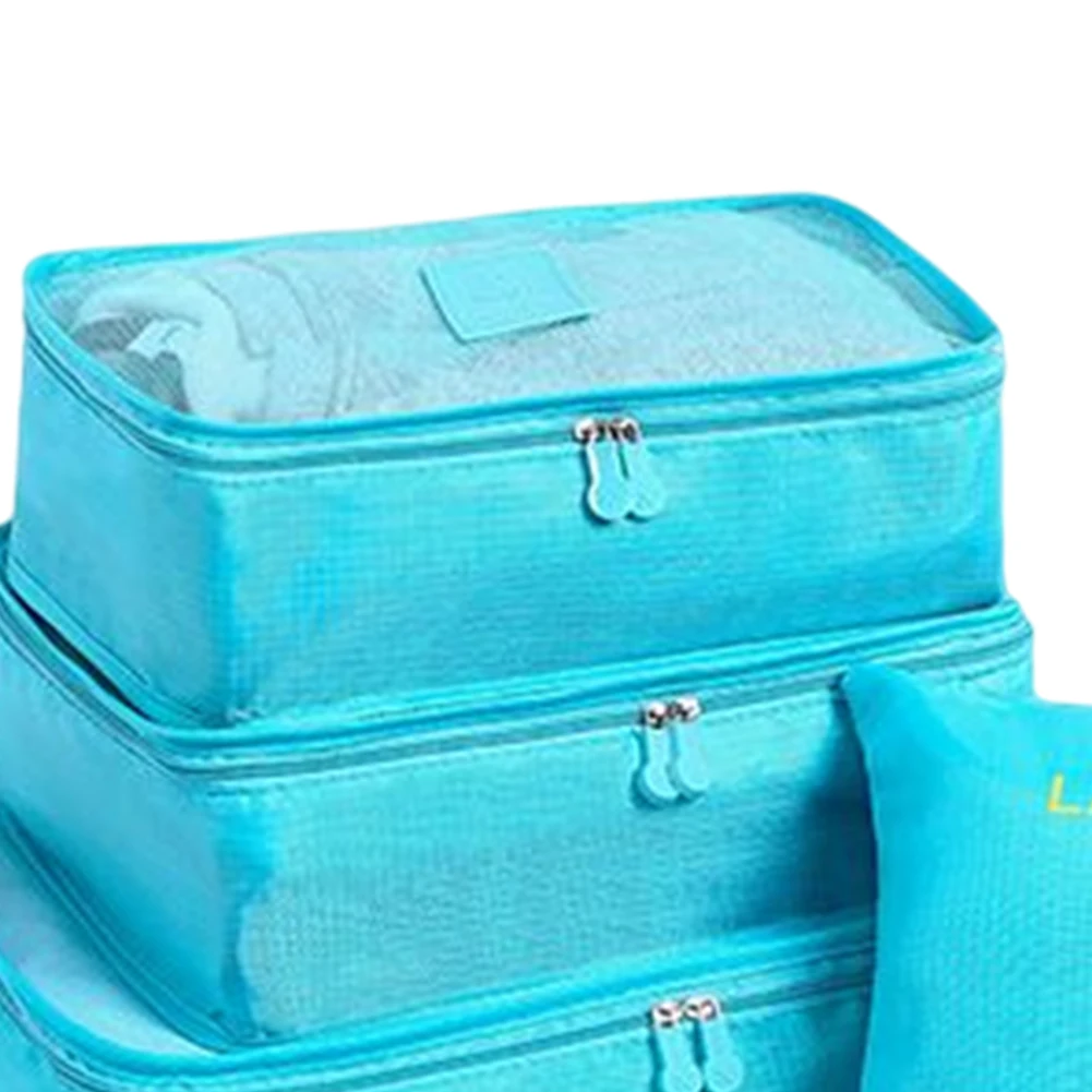 6PCS Waterproof Packing Storage Bags – Space-Saving Travel Organizer Set 6
