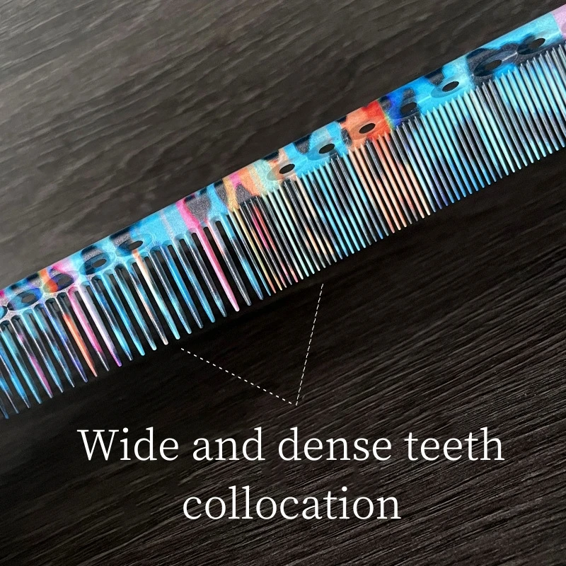 Hairdressing Comb Hairdresser Pro Haircut Combs Hair Salon Hair Cutting Brush Barber Shop Styling Hairbrush Leopard Pattern 4