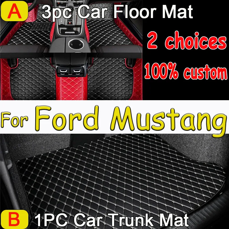

Car floor mats for Ford Mustang 2011 2012 2013 2014 Custom auto foot Pads automobile carpet cover