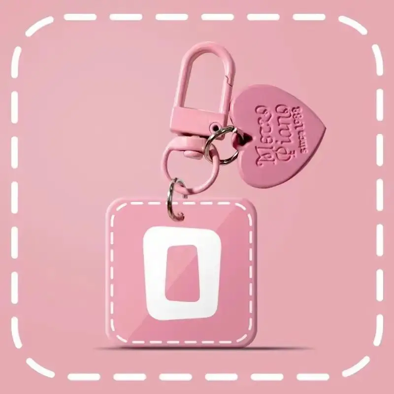 Pink Heart-Shaped Creative Pendant Keychain – Girly Handbag Accessory & Top Birthday Gift
