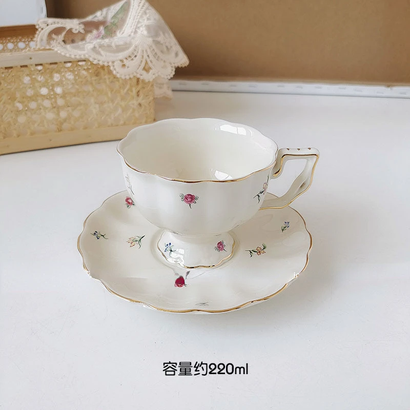 Tetera de cerámica británica, juego de tazas de café de porcelana europea,  Vintage, estilo Palacio para el hogar - AliExpress