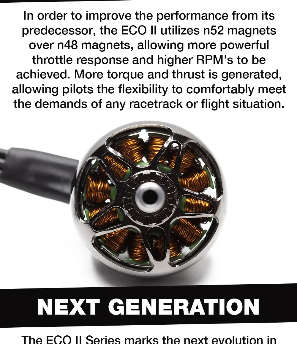 EMAX ECO II Series 2807 Motor 1/4pcs 1300KV/1500KV/1700KV Brushless Motor for RC Drone FPV Racing Parts 10 S9e7f1a0066e44a3285d91e88db5e9975i EMAX ECO II Series 2807 Motor 1/4pcs 1300KV/1500KV/1700KV Brushless Motor for RC Drone FPV Racing Parts