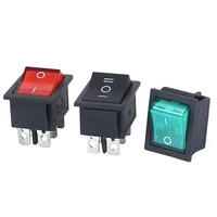 Latching Rocker Switch Power Switch I/O 4 Pins 6 Pins with Light 16A 250VAC 20A 125VAC KCD4 2/3position - Image 3