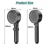 Xiaomi 8 Modes High-Pressure Shower Head Pressure Boost Powerful Bath Artifact Large Water Output Bathroom Handheld Accessories 6