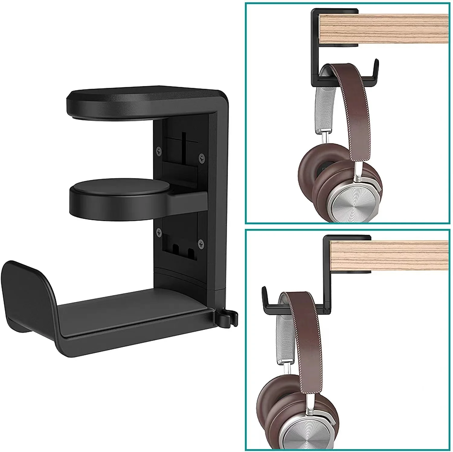 Gaming Headset Hook Headphone Stand Holder Hanger Mount With Adjustable