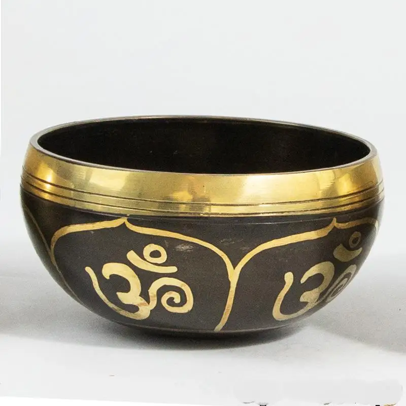 

Nepal Handmade Buddha Sound Bowl Yoga Meditation Chanting Bowl Copper Handicraft Music Therapy Tibetan Singing Bowl