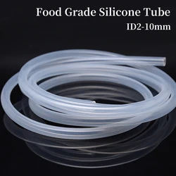 Premium Transparent Silicone Rubber Hose - Food Grade, Flexible & Nontoxic, 1M Length, Various Diameters Available - OD14mm x ID10mm