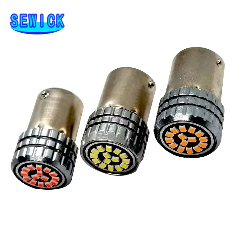 

50x Automotive LED turn light 1156 ba15s 2016 15smd led reverse light 1157 bay15d bright turn light