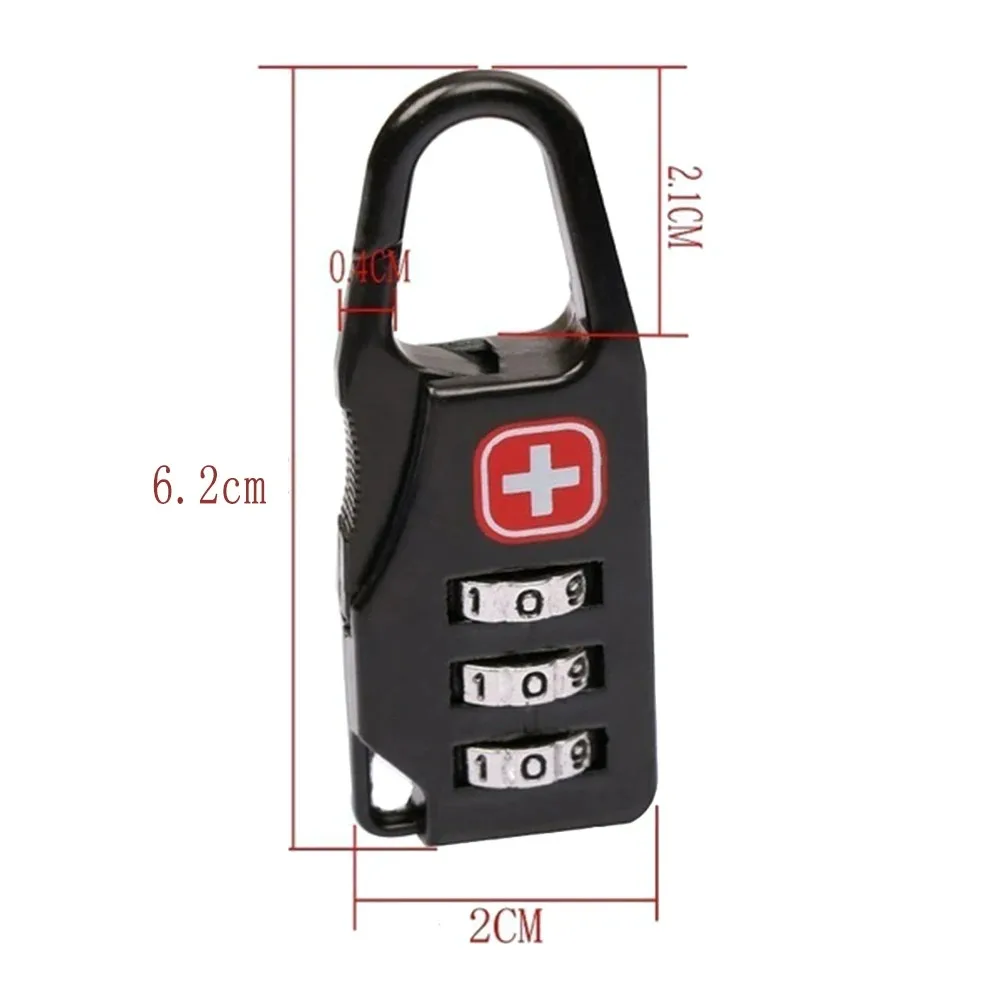 Portable Anti-Theft Combination Padlock for Travel and Outdoor Use