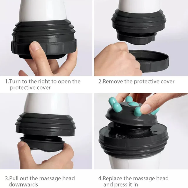 Body Electric Massager Anti Cellulite Portable Fat Slimming Health Care Massage Instrument Vibration Cervical Spine Neck Waist 6
