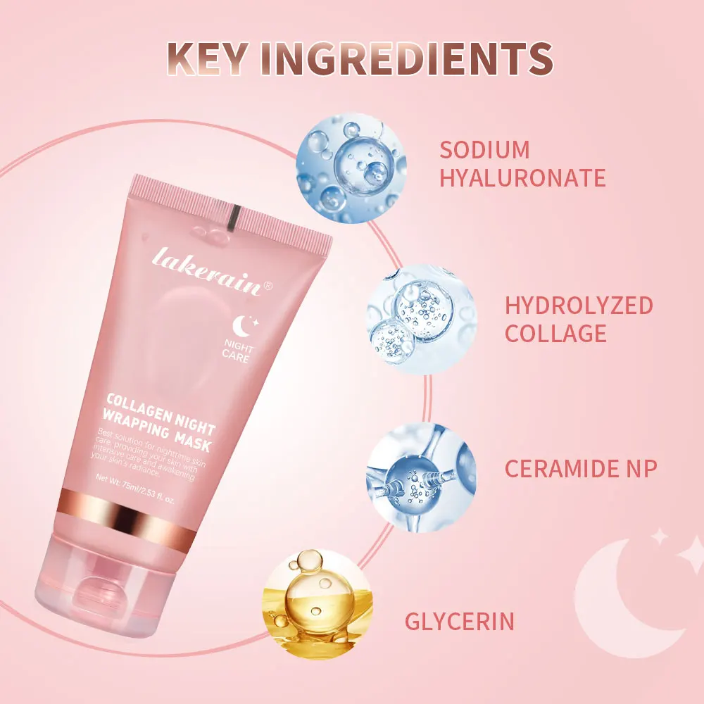 Revitalizing Korean Collagen Peel-Off Face Mask for Women - Anti-Wrinkle & Lifting Overnight Treatment