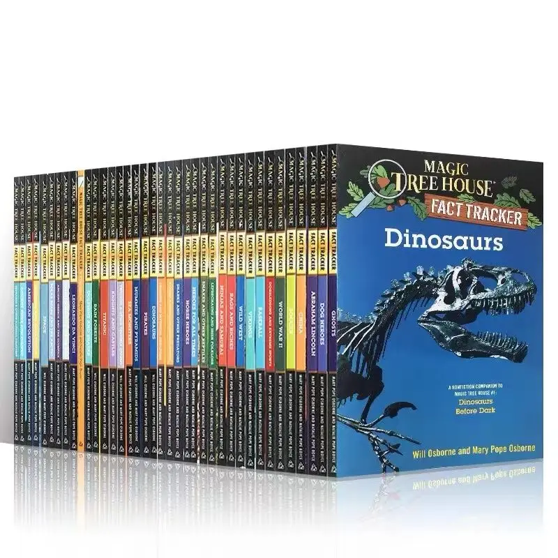 44 Books/Set Magic Tree House Fact Tracker Original English