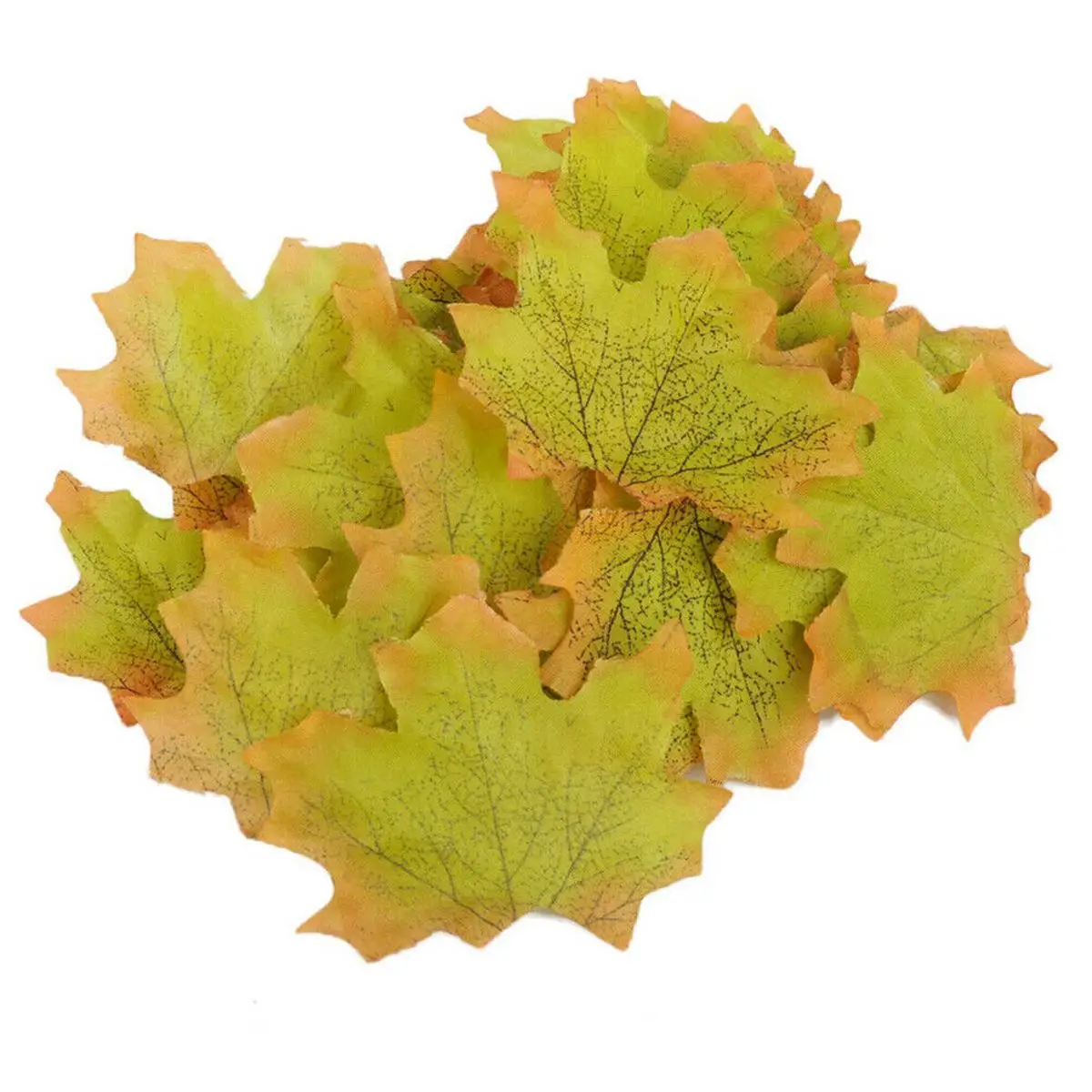 100/200pcs Herbst Ahornblatt fallen gefälschte Seiden blätter Handwerk Hochzeits feier Dekor für zu Hause Hochzeits feier Weihnachts dekoration 8*8cm – Detail 18