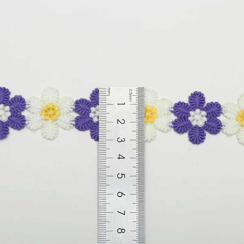 3 Yards Water-soluble lace flower lace fabric DIY clothing decoration accessories home fabric decoration