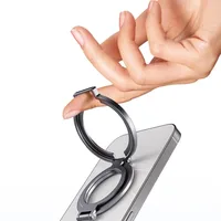 360° Rotation Magnetic Finger Ring Phone Holder Aluminum Alloy Foldable for IPhone 17 16 15 14 13 12 Pro Max 6