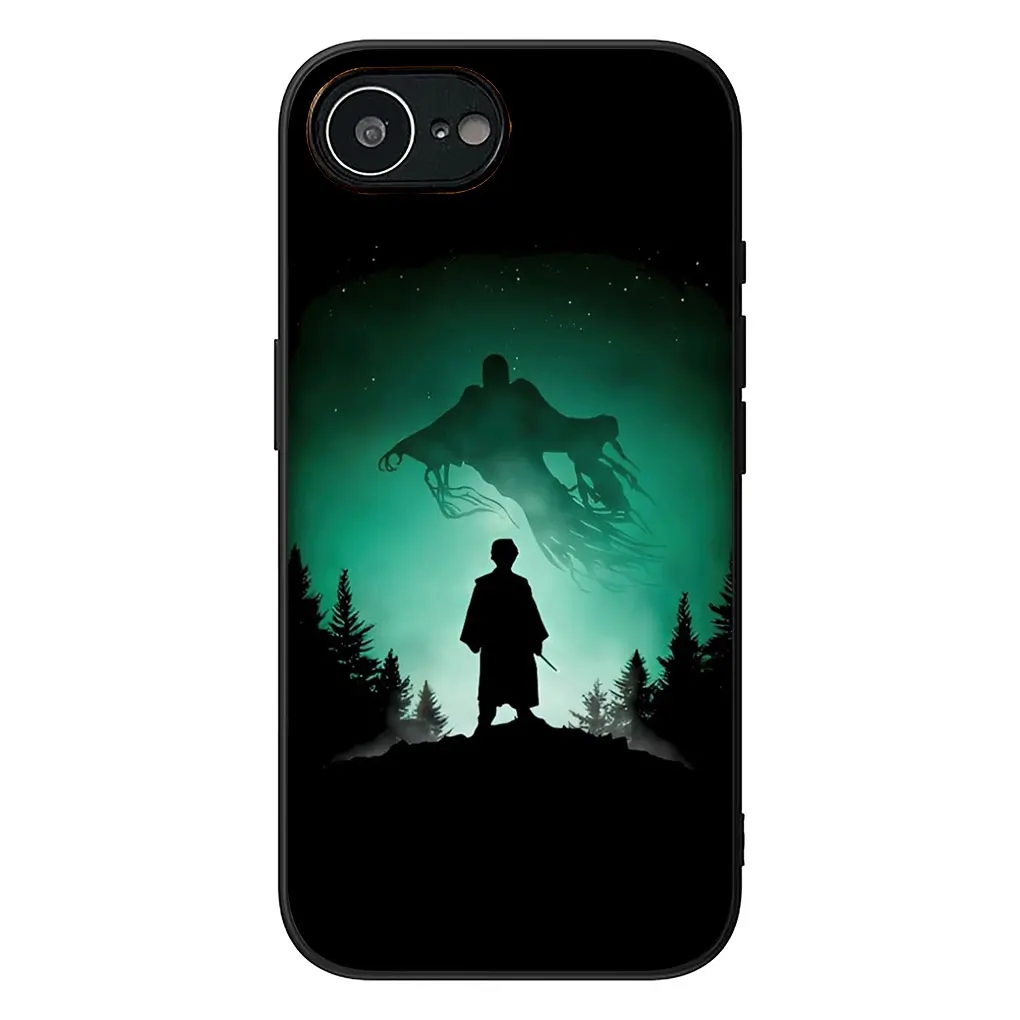 Artistic Owl & Wand Design Phone Case Cover