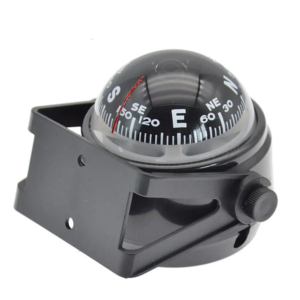 Sea Marine Electronic Digital Compass Boat Caravan Truck Black Car Compass Boat Equipment
