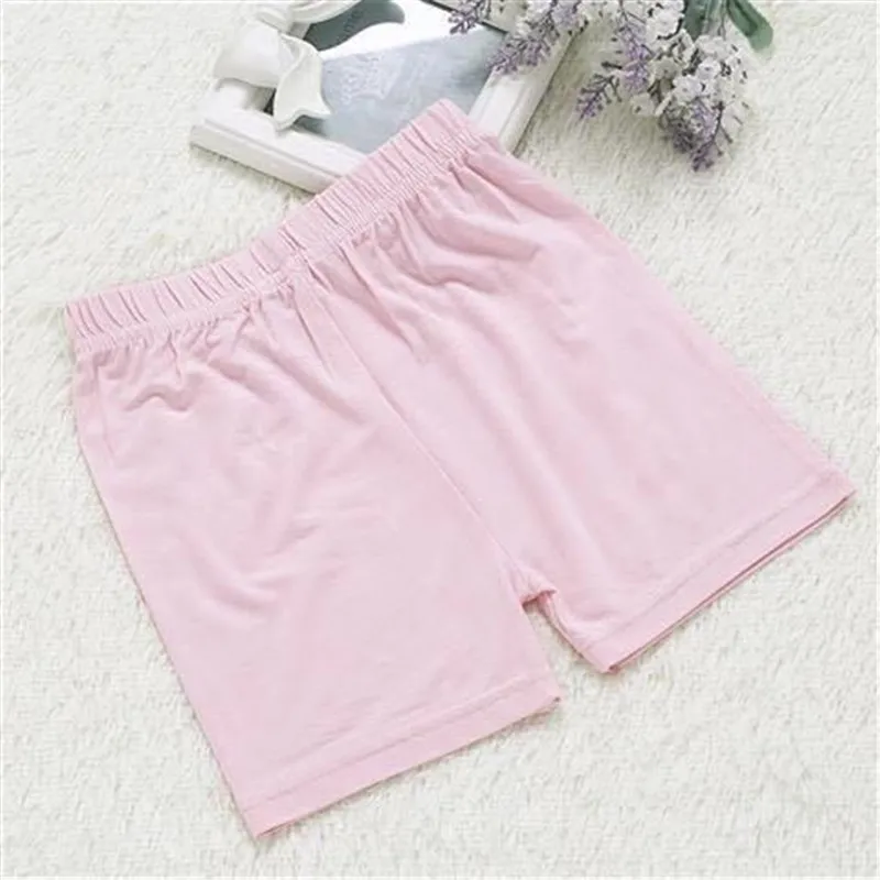 Thin Section Solid Color Girls Safety Pants Children's Anti-lighting Shorts Little Girl Safety Pants Girl Boxer Briefs