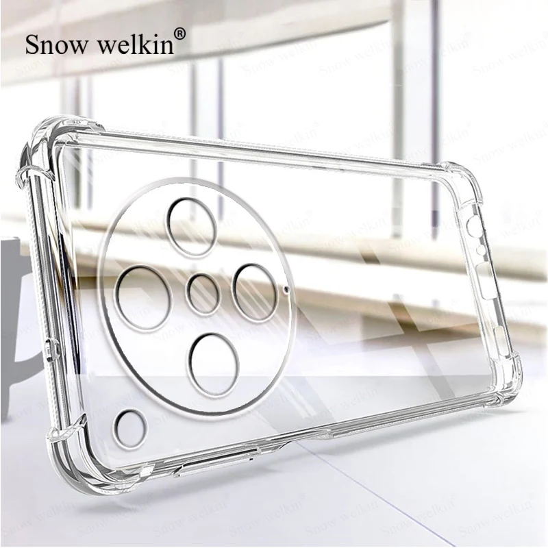 Enhanced Airbag Buffer Shockproof Clear Soft TPU Case