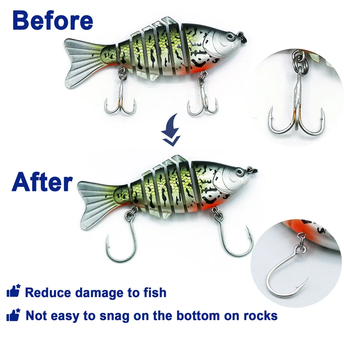 Carbon Steel Fishing Jigging Hook